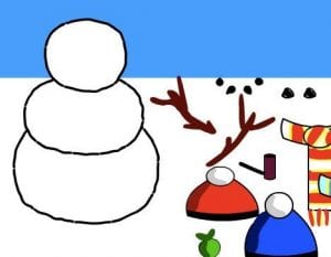 build a snowman computer game