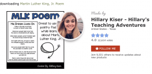 Hillary Kiser's TPT page 