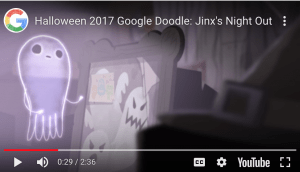 Jinx's Night Out 2017 Google Doodle