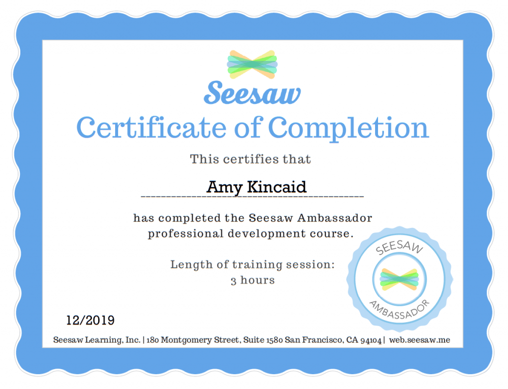 seesaw cert