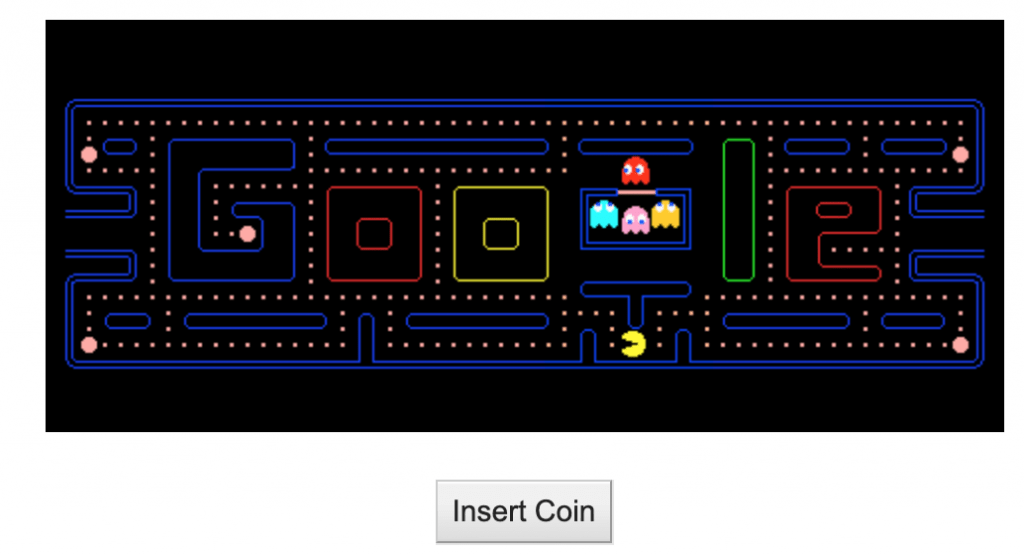 Pac Man Google Doodle Game
