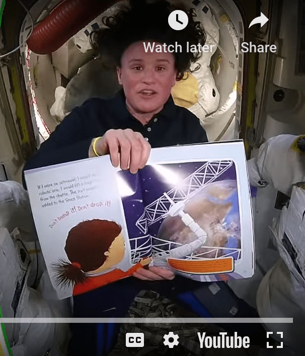 astronaut read aloud