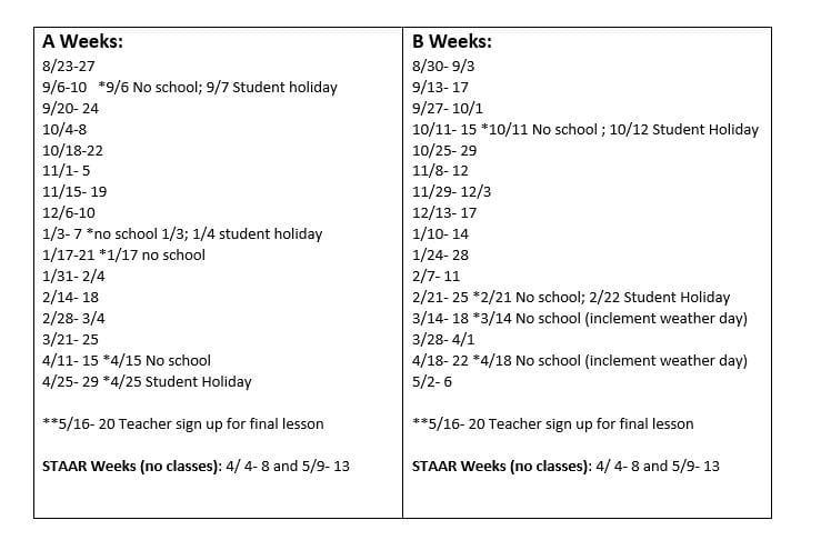 counselor sched