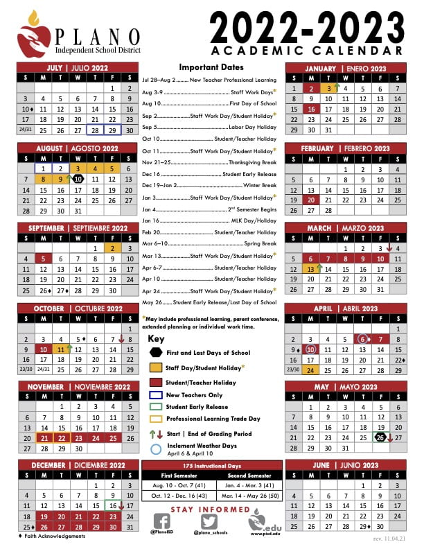 22-23 calendar